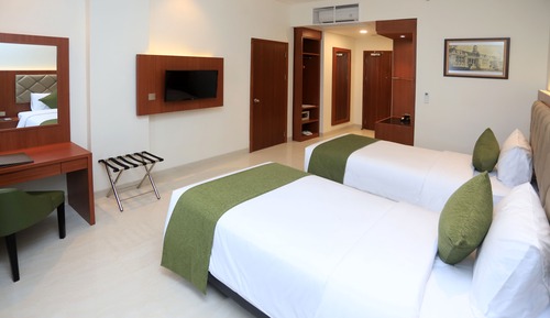 Chambre Deluxe Double ou avec lits jumeaux, plusieurs lits, non-fumeurs