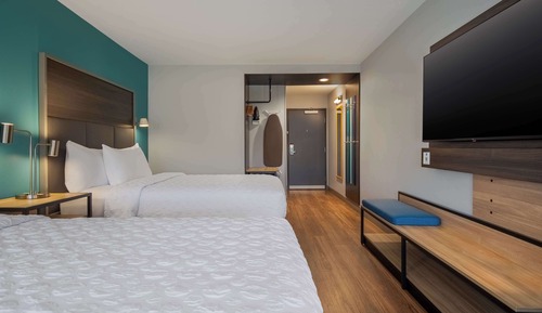 Chambre, 2 grands lits