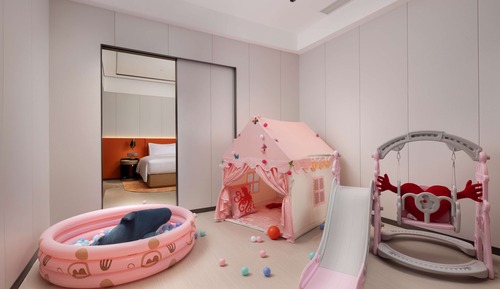 Chambre, 2 lits une place