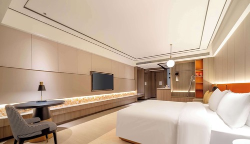Chambre, 1 très grand lit