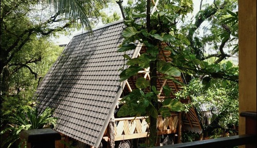 Loft Familial, vue jardin, côté jardin