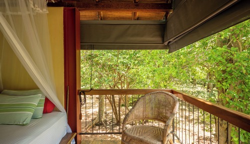 Chambre Double, vue jardin