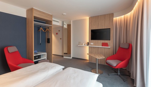 Chambre Standard, 1 grand lit, accessible aux personnes à mobilité réduite