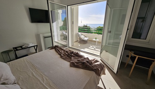 Chambre Confort, 1 lit double, vue mer