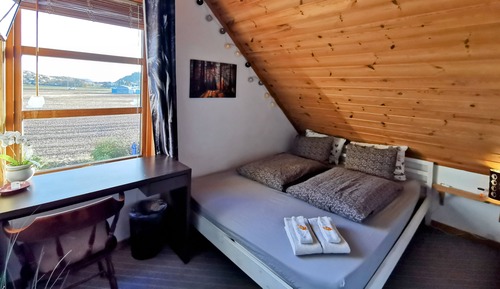 Chambre Premium, 1 grand lit, vue jardin
