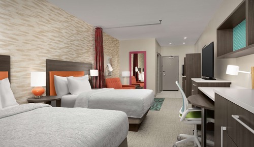 Suite Studio, 2 grands lits, baignoire