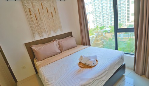 Appartement Deluxe, 2 chambres, non-fumeurs, vue piscine