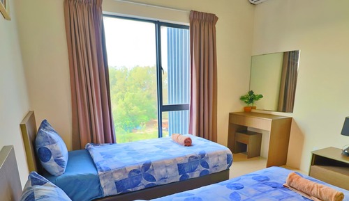 Appartement Standard, 2 chambres, vue mer, en front de plage