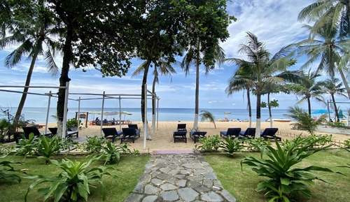 Bungalow Deluxe, 1 grand lit, vue plage, vue mer