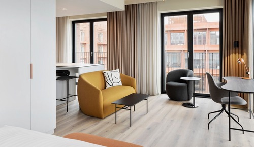 Studio Deluxe, 1 grand lit, non-fumeurs, vue mer