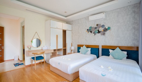 Villa Supérieure, 3 chambres, piscine privée, vue jardin