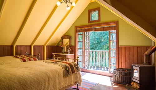 Chambre Standard Double ou avec lits jumeaux, 1 chambre, vue montagne