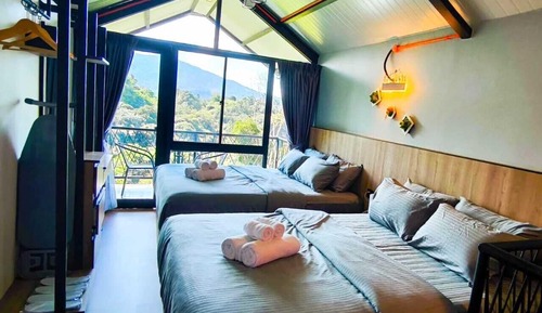 Suite Studio Familiale, balcon, vue montagne
