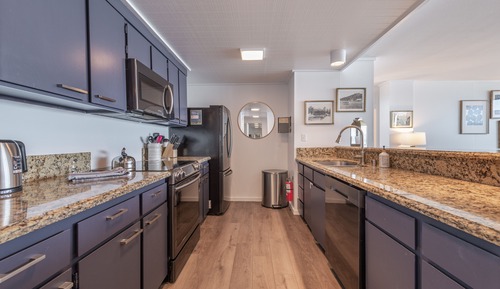 Appart'hôtel Deluxe, 3 chambres, vue lac, en bord de lac