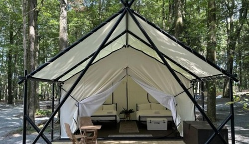 Tente Standard, 2 grands lits