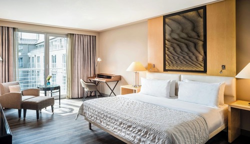 Chambre Deluxe, 1 très grand lit, non-fumeurs, vue jardin