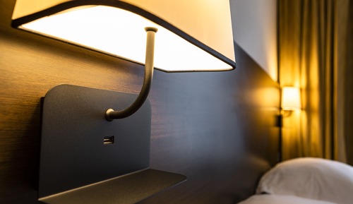 Chambre Confort avec lits jumeaux, 2 lits une place (Attic with Velux)