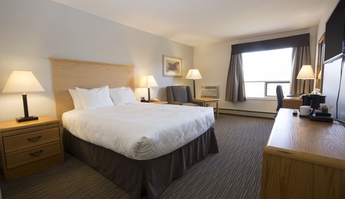 Chambre Standard, 1 grand lit, non-fumeurs, réfrigérateur