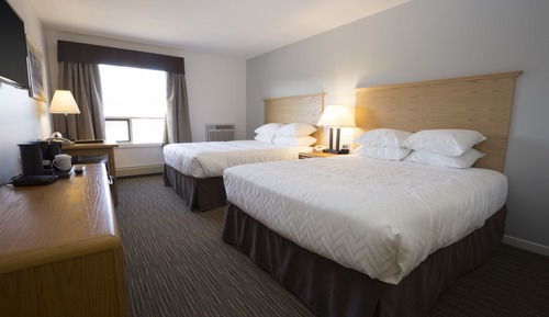 Chambre Standard, 2 grands lits, non-fumeurs, réfrigérateur
