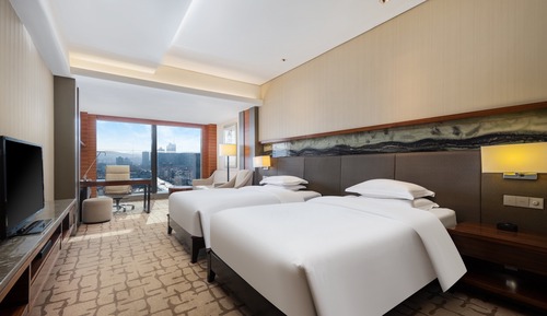 Chambre Premium, 2 lits doubles, vue ville