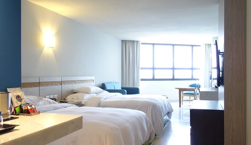 Chambre Standard, 2 grands lits, non-fumeurs, vue plage