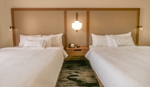 Chambre, 2 grands lits