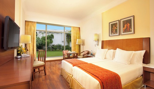 Chambre Deluxe, 2 lits une place, vue jardin (Executive Club Exclusive Twin)