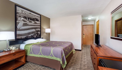 Chambre, 1 grand lit, accessible aux personnes à mobilité réduite, non-fumeurs