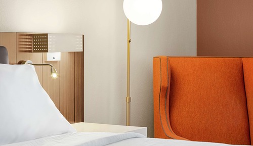 Chambre, 1 très grand lit (Drinks & Snacks)