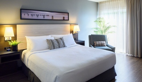 Chambre Standard, 1 très grand lit, accessible aux personnes à mobilité réduite