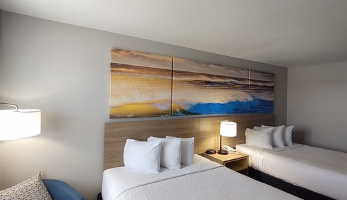 Chambre « Premier », 2 grands lits, fumeurs