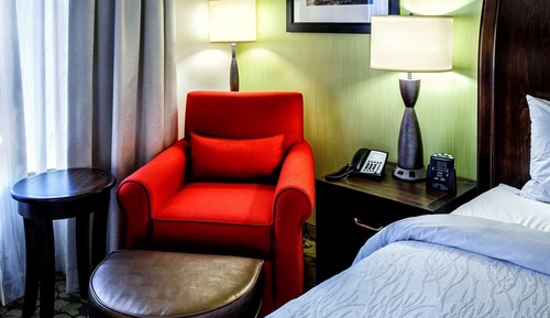 Chambre, accessible aux personnes à mobilité réduite