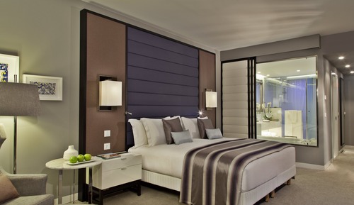 Chambre Classique, 1 très grand lit, vue océan