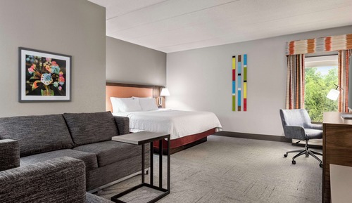 Chambre Deluxe, 1 très grand lit et 1 canapé-lit, non-fumeurs
