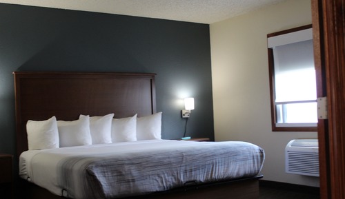 Chambre Deluxe, 1 très grand lit, accessible aux personnes à mobilité réduite, non-fumeurs