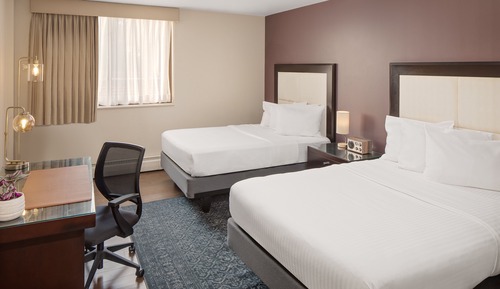 Chambre Double Signature, 2 lits doubles, accessible aux personnes à mobilité réduite