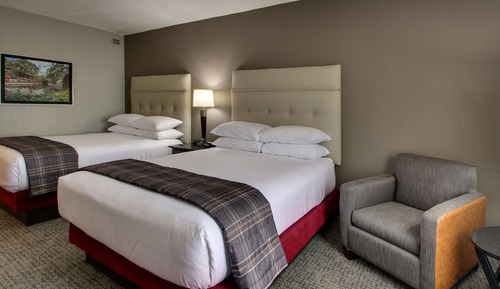 Chambre Deluxe, 2 grands lits, accessible aux personnes à mobilité réduite (Tub)