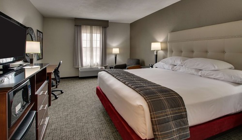 Chambre Deluxe, 1 très grand lit, accessible aux personnes à mobilité réduite (Tub, Upper Floor)