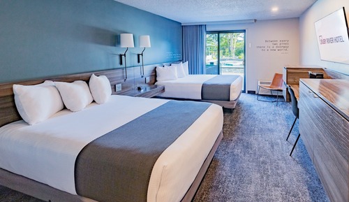 Chambre, 2 grands lits (Riverside)
