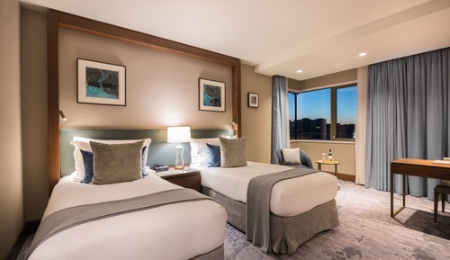 Chambre Classique, 2 lits une place, vue ville