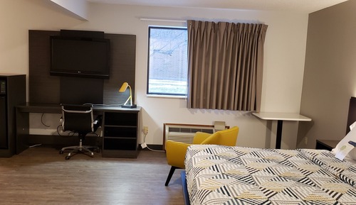 Suite Deluxe, 1 très grand lit, non-fumeurs, bain à remous