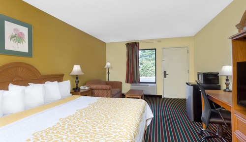 Chambre Deluxe, 1 très grand lit, fumeurs, réfrigérateur