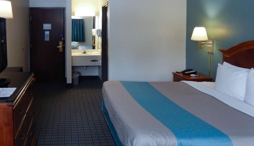 Chambre Deluxe, 1 très grand lit, non-fumeurs, bain à remous