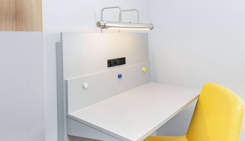 Chambre, 2 grands lits, accessible aux personnes à mobilité réduite, non-fumeurs (Hearing)