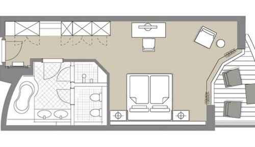 Chambre Double Deluxe, vue montagne (Elegant Nature)
