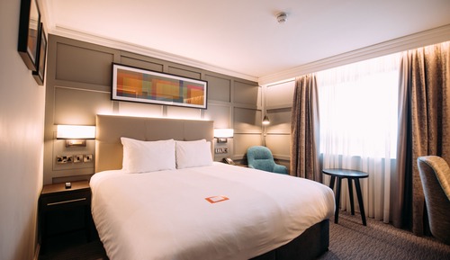 Chambre Standard, 1 très grand lit, accès salon affaires