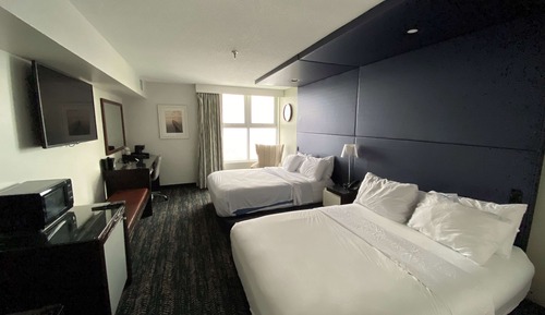 Chambre, 2 grands lits, non-fumeurs, vue lac