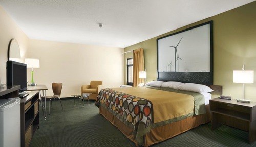 Chambre, 1 très grand lit, accessible aux personnes à mobilité réduite (Mobility Accessible)