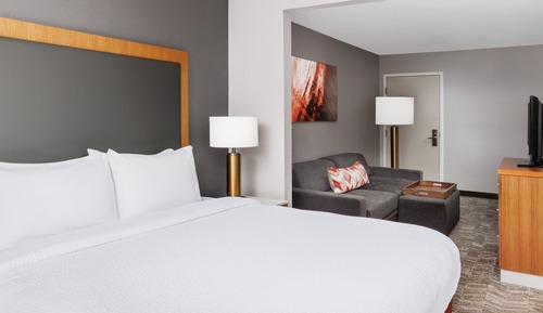 Suite, 1 très grand lit et 1 canapé-lit (Mobility Accessible, Transfer Shower)