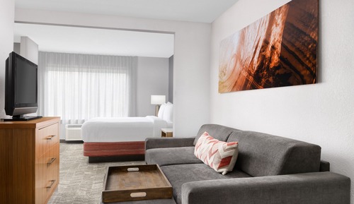 Suite, 1 très grand lit et 1 canapé-lit (Mobility/Hearing Access, Transf Shwr)
